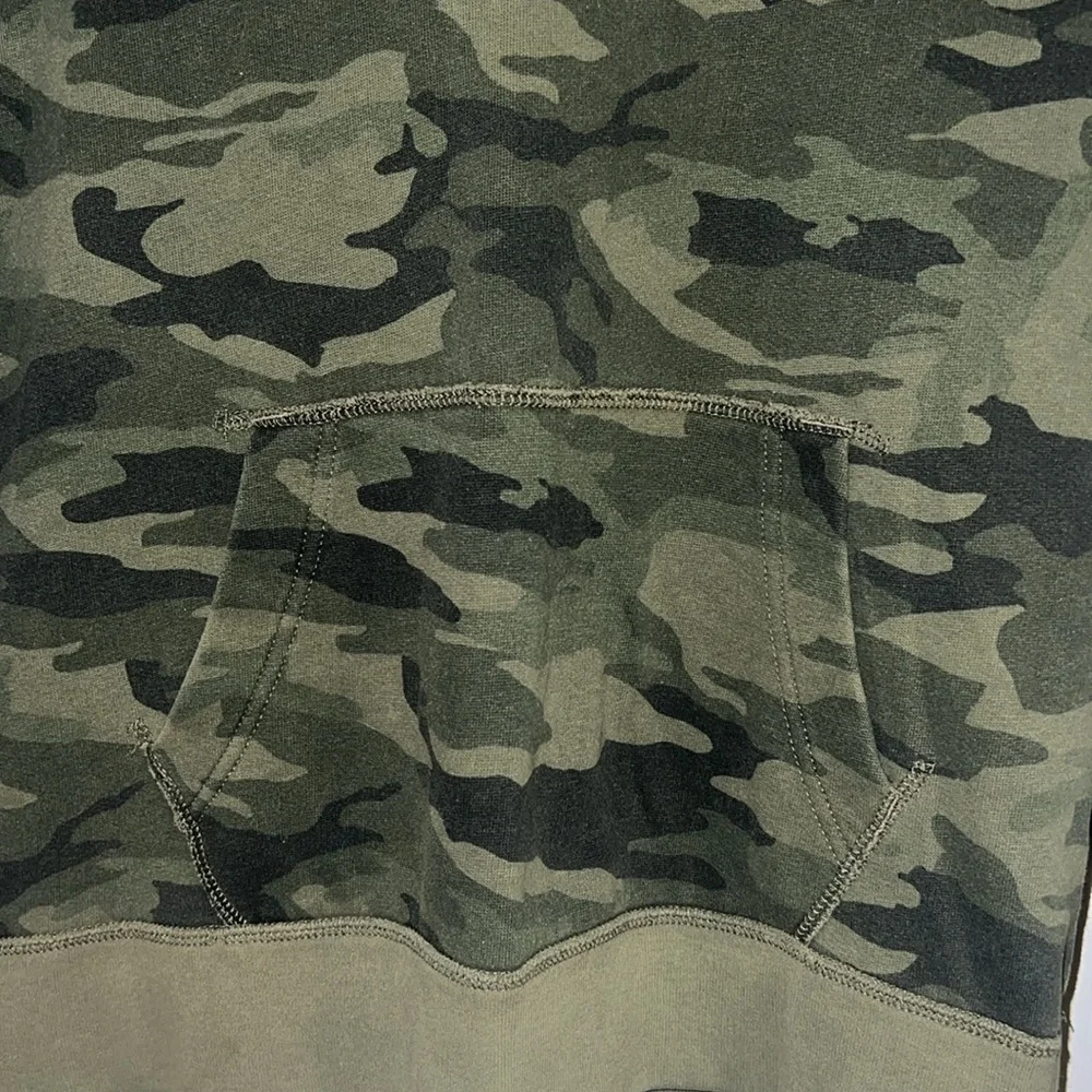 Abercrombie Kids Camo Popover Hoodie Size 15/16 - Picture 6 of 8